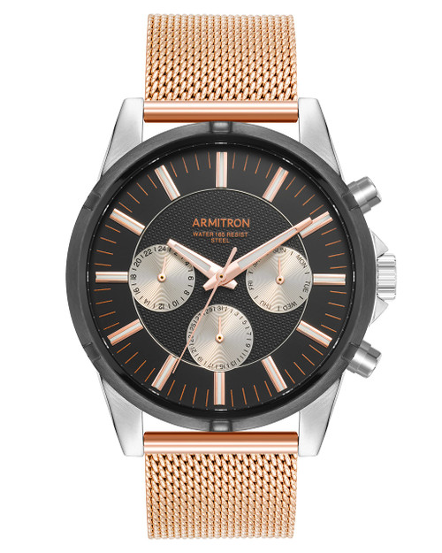 Armitron Men's Multi-Function Mesh Bracelet Watch, 20/5560