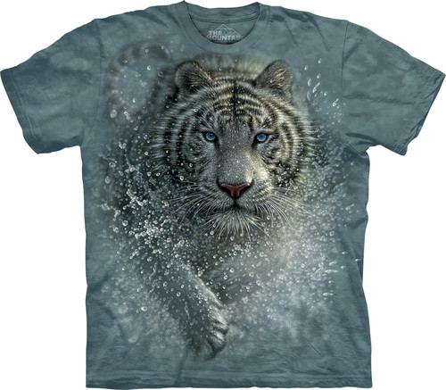 The Mountain Wet and Wild T-Shirt, XX-Large, Blue/Green
