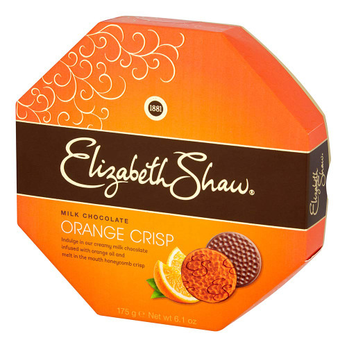 Elizabeth Shaw Orange Crisp Milk Chocolates 175g