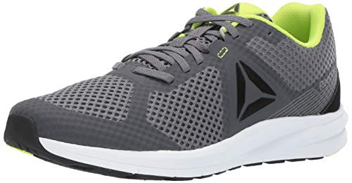 Reebok Men's Endless Road Running Shoe, Cold Grey/Black/neon Lime/White, 15 M US