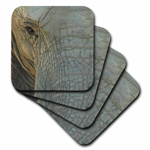 3dRose LLC Elephant Ceramic Tile Coaster, Set of 4 3dRose LLC Elephant Ceramic Tile Coaster, Set of 4