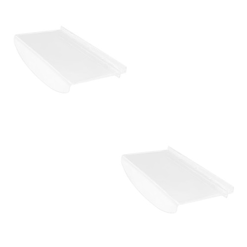 Amosfun 12 Pcs Slot Display Rack Display Shelves Sneakers Shoe Shelf Plastic Shoe Rack Floating Stand Wall Mounted Shelves Shoe Display Shelf Shoe Shelves for Wall Clear Shelves