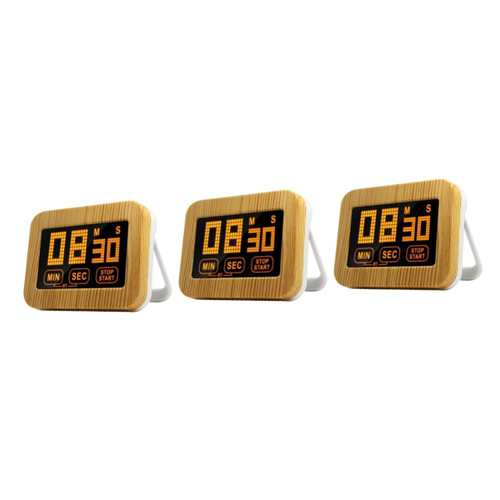 Cabilock 3pcs Kitchen Timer Chef Timer Kitchen Cooking Timer Clock Timer Wall Mounted Timer Kitchen Countdown Timer Kitchen Wall Timer Games Timer Magnetic Timer Private Model Alarm Clock