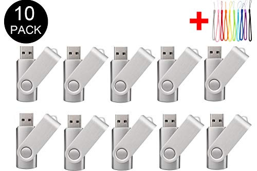 10PCS 2.0/3.0 USB Flash Drive Pen Drive Memory Stick Thumb Stick Pen Black (2.0/16GB, Silver) 10PCS 2.0/3.0 USB Flash Drive Pen Drive Memory Stick Thumb Stick Pen Black (2.0/16GB, Silver)