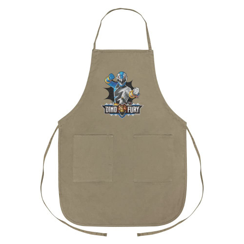 GRAPHICS & MORE Power Rangers Dino Fury Blue Ranger Apron with Pockets