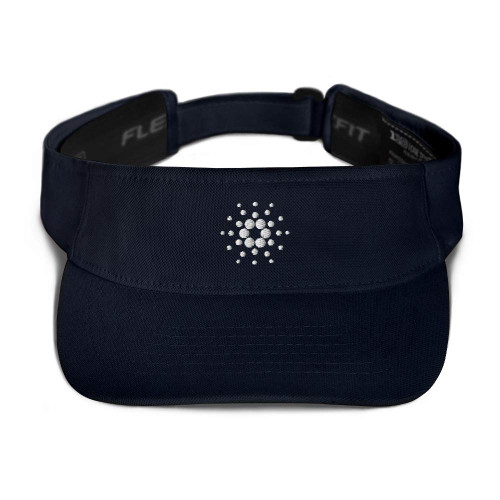 Hogue WS LLC Cardano Hat (Embroidered Visor) ADA Crypto Navy