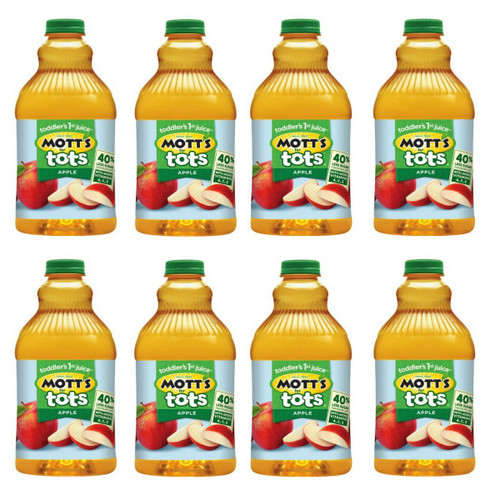 Mott's For Tots Apple, 64 Fluid Ounce Bottle (Pack of 8)