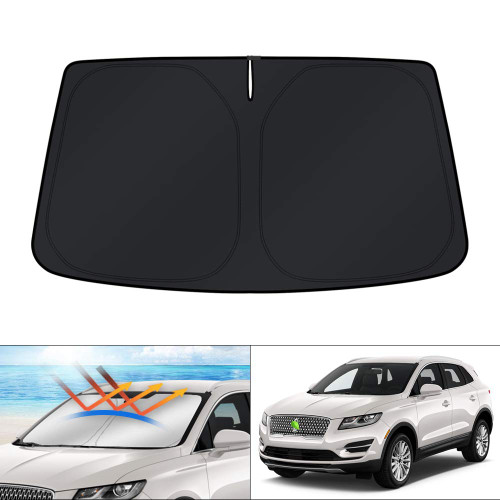 KUST Windshield Sun Shade for Lincoln MKC SUV 2015 2016 2017 2018 2019 Sunshade Window Sun Visor Protector Foldable Blocks UV Rays Keep Your Car Cooler