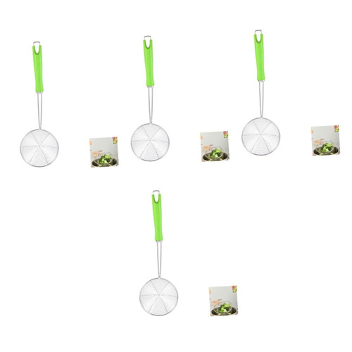 Zerodeko 4pcs Stainless Steel Colander Stainer Steel Strainer Cooking Skimmers Fine Mesh Strainer Fried Food Strainer Kitchen Spoon Metal Spoon Colander Baking Strainer Thicken Noodle Spoon Zerodeko 4pcs Stainless Steel Colander Stainer Steel Strainer Cooking Skimmers Fine Mesh Strainer Fried Food Strainer Kitchen Spoon Metal Spoon Colander Baking Strainer Thicken Noodle Spoon