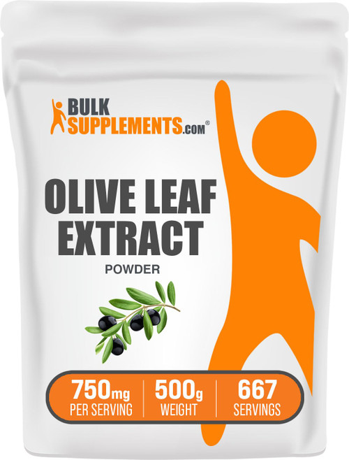 BULKSUPPLEMENTS.COM Olive Leaf Extract Powder - Herbal Supplement Powder, Antioxidants Source - Gluten Free - 750mg per Serving, 667 Servings (500 Grams - 1.1 lbs) BULKSUPPLEMENTS.COM Olive Leaf Extract Powder - Herbal Supplement Powder, Antioxidants Source - Gluten Free - 750mg per Serving, 667 Servings (500 Grams - 1.1 lbs)