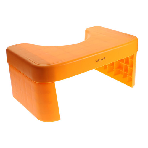 Angoily Home Footstool Toilet Stool Toilet Step Stool for Kids Bathroom Pooping Stool Toilet Potty Step Stool for Stool Travel Plastic Stools Heighten Stool Child Squatting Pan Fold