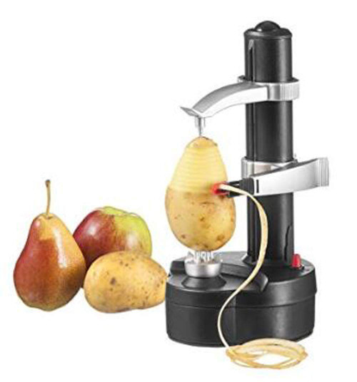 Electric Potato Peeler Automatic Rotating Apple Potato Peeling Machine Multifunction Stainless Steel Kitchen Fruit and Vegetable Electric Peeler (Black) Electric Potato Peeler Automatic Rotating Apple Potato Peeling Machine Multifunction Stainless Steel Kitchen Fruit and Vegetable Electric Peeler (Black)