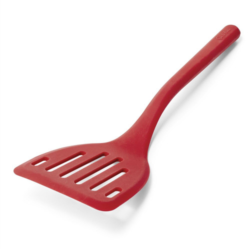 Sur La Table Slotted Silicone Turner, Red