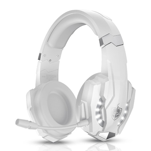 G9000Pro Gaming Headset for PC PS4 PS5 Nintendo Switch Xbox One,Bluetooth Wireless Over Ear Headphones for Phone, with Detachable Microphone 3.5mm Wired Gaming Headset (Beige)
