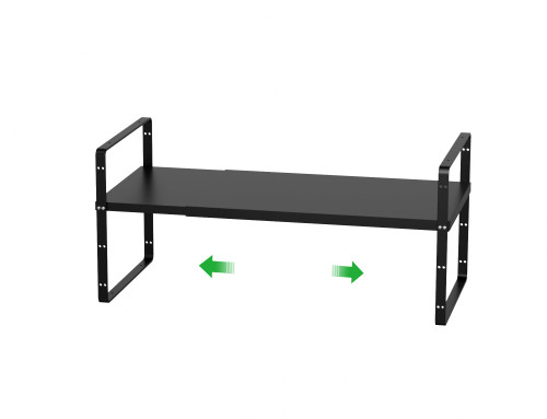 WEJIPP Cabinet Organizer Shelf Expandable Counter Shelf Stackable Storage Shelf Spice Rack in Cabinet Shelf for Kitchen Cupboard Pantry Countertop Bathroom,10.24" D,Black WEJIPP Cabinet Organizer Shelf Expandable Counter Shelf Stackable Storage Shelf Spice Rack in Cabinet Shelf for Kitchen Cupboard Pantry Countertop Bathroom,10.24" D,Black