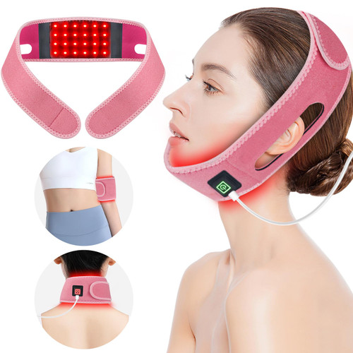 Red Light Therapy for Neck, Yasinaner Red Infrared Light Therapy Pad for Neck 660nm Red Light and 850nm Near-Infrared Light Flexible Wearable Wrap Belt for Neck Wrist Ankle Pain Relief Red Light Therapy for Neck, Yasinaner Red Infrared Light Therapy Pad for Neck 660nm Red Light and 850nm Near-Infrared Light Flexible Wearable Wrap Belt for Neck Wrist Ankle Pain Relief