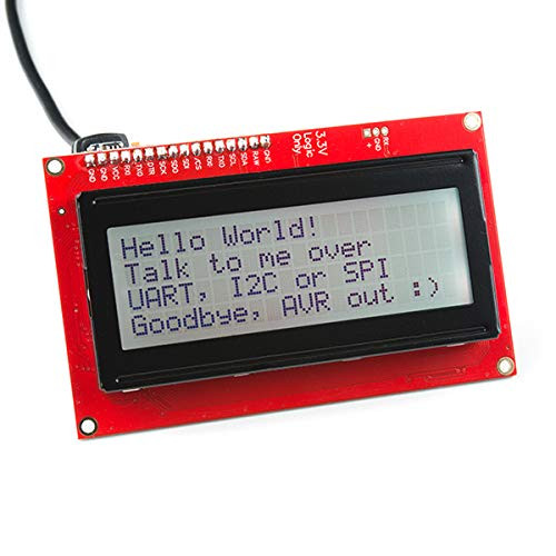 SparkFun (PID 14074 20x4 SerLCD - Black on RGB 3.3V