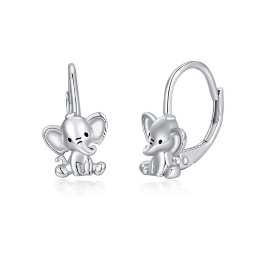 Sterling Silver Elephant Hoop Earrings Elephant Gifts Elephant Jewelry for Women Kid Girls Hypoallergenic Earrings Sterling Silver Elephant Hoop Earrings Elephant Gifts Elephant Jewelry for Women Kid Girls Hypoallergenic Earrings