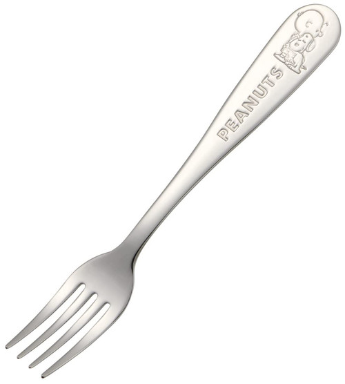 Skater FS1C-A Stainless Steel Fork for Adults, Engraved Snoopy