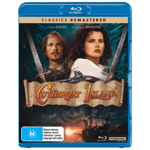 Cutthroat Island | Geena Davis, Matthew Modine | NON-USA Format | Region B Import, Australia Cutthroat Island | Geena Davis, Matthew Modine | NON-USA Format | Region B Import, Australia