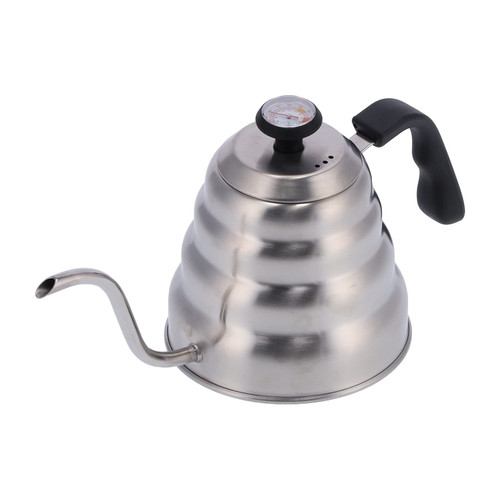 Gooseneck Kettle with Thermometer, Stainless Steel Gooseneck Stovetop Pour Over Coffee Kettle Hand Drip Coffee Pot for All Stovetops