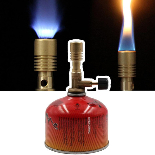 oiakus Laboratory Bunsen Burner, Portable Bunsen Burner, Adjustable Flames, Brass Material, 2CM Nozzle Diameter, Used in Medicine, Dentistry, Crafts