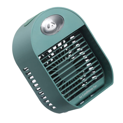 RUNROTOO 1Pc Humidification and air conditioning fan table cooler USB air conditioner Air Cooler Fan Summer Fan rechargeable fan Portable Humidifier office cooling fan desk