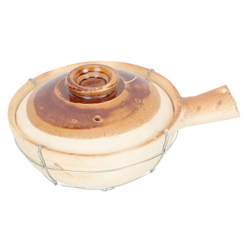 TIDTALEO Terracotta Casserole Korean Cookware Clay Pot for Cooking Chinese Rice Pot Korean Pot Soup Pot with Handle Cooking Casserole Pot Clay Cooking Pot Individual Claypot Household Iron