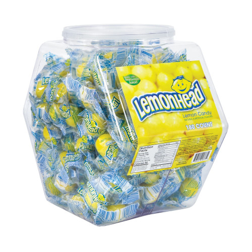 Lemonheads Candy Bulk Pack, 180 Pieces | Individually Wrapped Lemon Flavored Hard Candies in Reusable Plastic Tub | Fat Free and Gluten Free Snacks, 180 Count (Pack of 1) Lemonheads Candy Bulk Pack, 180 Pieces | Individually Wrapped Lemon Flavored Hard Candies in Reusable Plastic Tub | Fat Free and Gluten Free Snacks, 180 Count (Pack of 1)