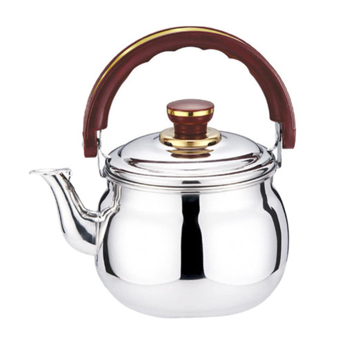 Wakauto Chirping Kettle camping teapot camping stove induction kettle stovetop teapot whistling coffee milk pot stainless Kitchen Kettle Boil Water Kettle Whistle Pot small teapot boiled
