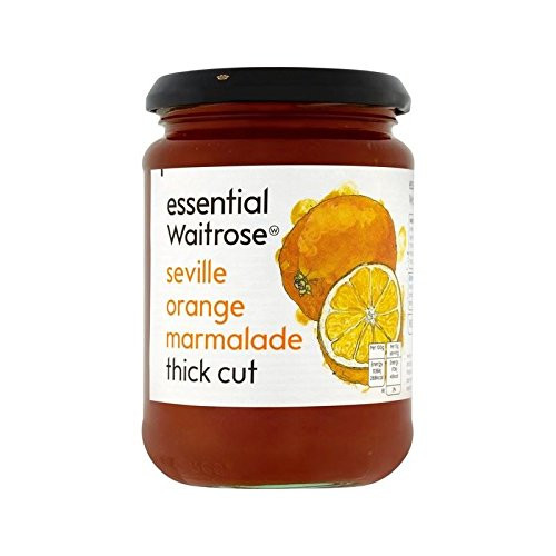 Seville Orange Thick Cut Marmalade essential Waitrose 454g - Pack of 2