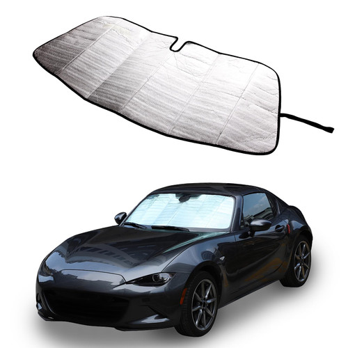 Car Windshield Sunshade, Car Sun Shade Full Rear Window Shades for Mazda MX-5 2016 2017 2018 2019 2020 2021 2022 2023, UV Rays Sun Visor Protector (Front Windshield)