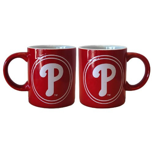 Philadelphia Phillies 2-pc. Sculpted Warm Up Mug Set