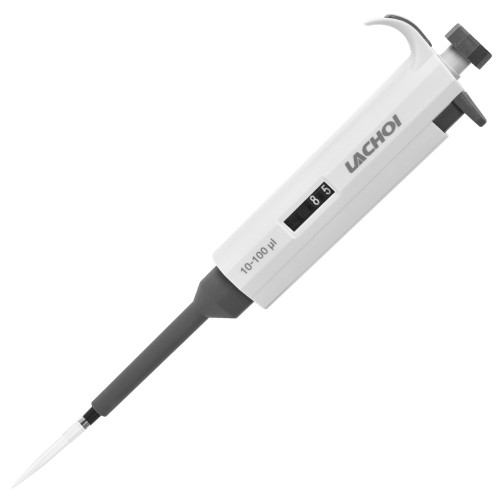 LACHOI 10-100?l Adjustable Pipettor Micropipette Lab Single Channel High Accurate Adjustable Variable Volume Pipettors for Laboratory