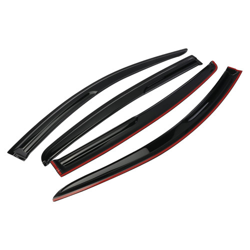 FEIDKS Tape-on Side Window Visors Deflector Rain Guard, 4pcs Set for Honda HR-V HRV 2016-2022