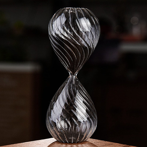 NIXNUT Sand Timer,Colorful Hourglass Sand Clock,Decor Hourglass Ornament,Threaded Glass Hourglass,Sand Clock Kitchen Timer 15mins / 30mins,for Classroom Game Home Office Decoration