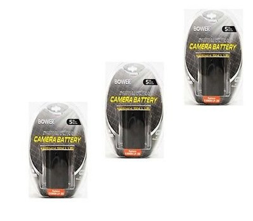 THREE 3X Batteries LP-E6 LP-E6N for Canon SLR EOS 5D Mark II, Canon EOS 7D, Canon 6D, Canon 70D, Canon 60D THREE 3X Batteries LP-E6 LP-E6N for Canon SLR EOS 5D Mark II, Canon EOS 7D, Canon 6D, Canon 70D, Canon 60D
