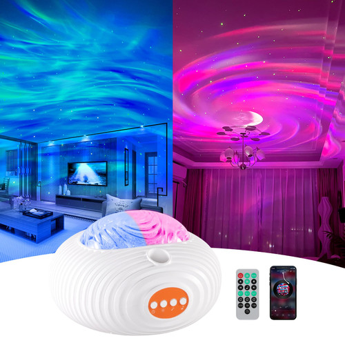 DUCINO Galaxy Projector, 2 in 1 Aurora Projector and Galaxy Projector, Projector with Remote Control Bluetooth Speaker, Bedroom Ceiling, Perfect Birthday, Valentine's Day Gift