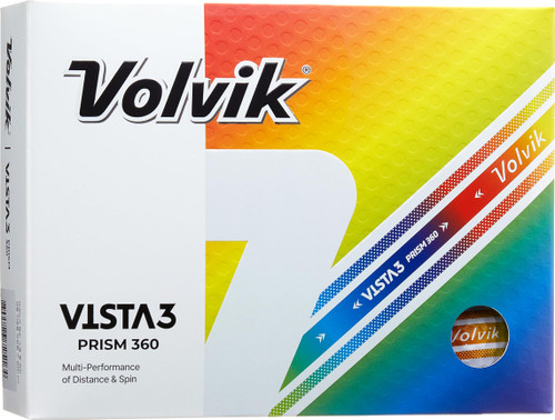Volvik Vista 3 Prism 360 Golf Balls (One Dozen)