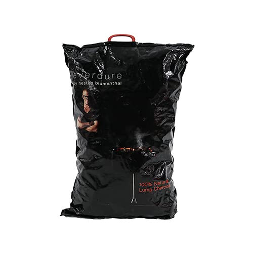 Everdure All-Natural Long Burning Lump Charcoal, 22 lbs, 100% Natural Without Chemicals or Additives, Great for Use on Charcoal BBQ Grill, Restaurant Grade with Low Ash Content for Easy Cleaning