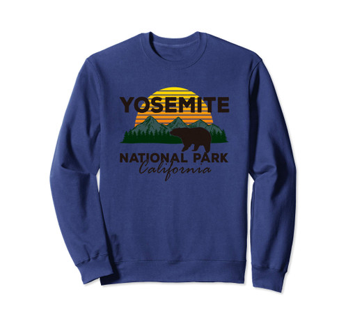 Yosemite National Park California Mountain Bear Sweatshirt