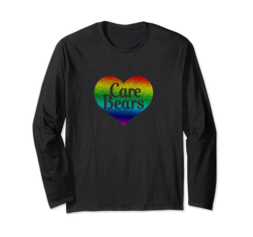 Care Bears Rainbow Heart with Logo Long Sleeve T-Shirt