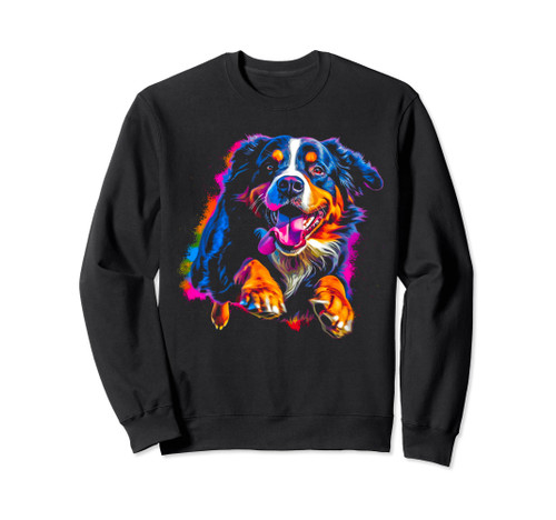 Pop Art Bernese Mountain Dog Sweatshirt