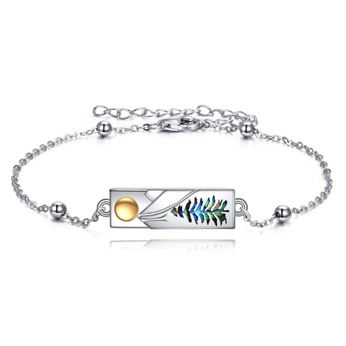 YFN Mountain Bracelet for Women Sterling Silver Nature Bracelet Jewelry Gift for Skiers, Hikers, Campers, Climbers and Nature Lovers (Silver-Mountain Bracelet) YFN Mountain Bracelet for Women Sterling Silver Nature Bracelet Jewelry Gift for Skiers, Hikers, Campers, Climbers and Nature Lovers (Silver-Mountain Bracelet)