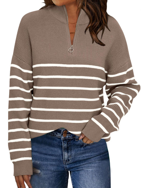 LILLUSORY Ladies Oversized Pullover Sweater for Women Fall Turtleneck Long Sleeve Top Trendy Mock Clothes Winter Outfits