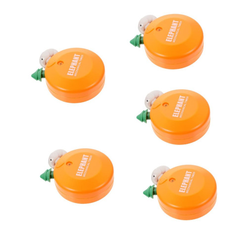 5pcs Mechanical Timer Manual Countdown Timer Egg Timer Countdown Egg Reminder Timer for Cooking Mechanical Kitchen Timer Elephant Timer Kid Timer Cartoon Abs Daily Necessities Work