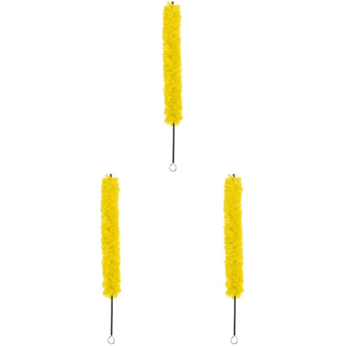 ERINGOGO 3pcs Flute Cleaning Brush Flute Cleaning Tool Flute Swab Tools Cleaning Swab Brush Thread Cleaning Brush Hair Brush Cleaner Flute Cotton Brush Moisture Iron Cleaning Supplies
