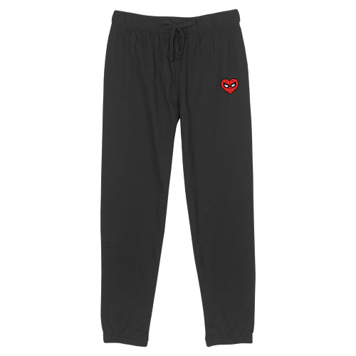 Marvel Women's Classic Spidey Heartbreaker Lounge Pants, Black, X-Large