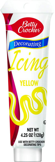 Betty Crocker Decorating Icing Lemon Yellow, 4.2500-ounces (Pack of6)