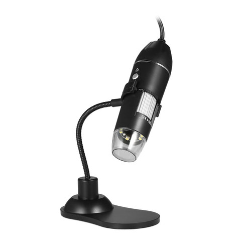 Microscope Accessories kit Slide Preparation camer Digital Zoom Microscope USB Handheld & Desktop Magnifier 0.3MP Camera 8-LED Light Magnifying Glass Microscope Accessories